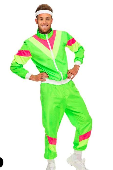 neon tracksuit mens